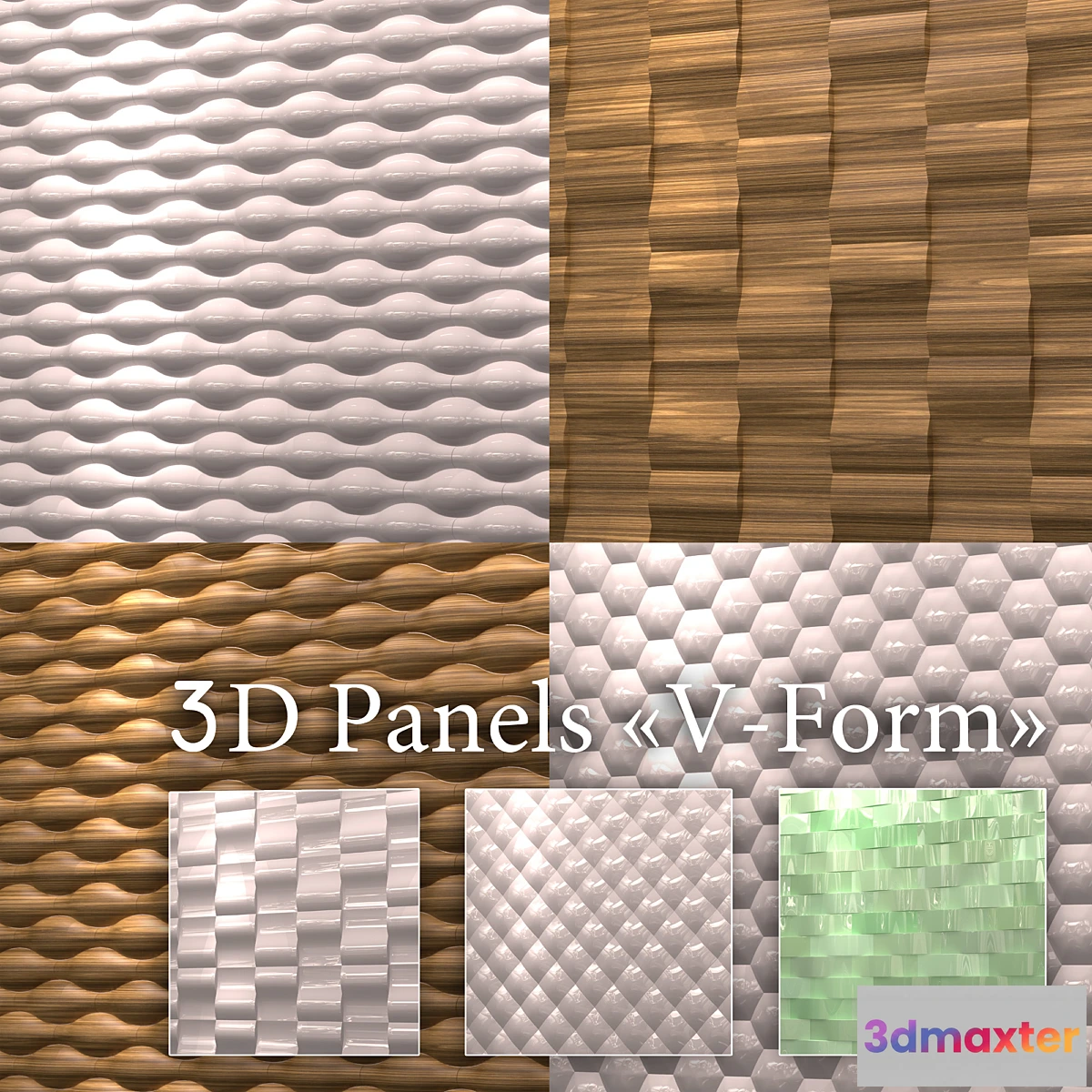 1272482 - 3D Panel V-Form 3D Max