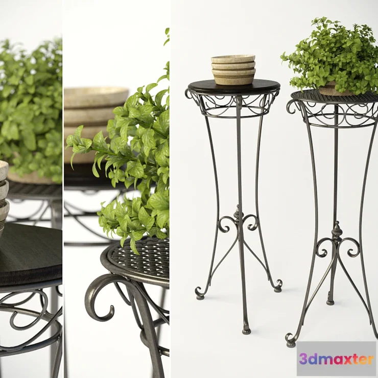 1272894 - Flower stand 3D Max