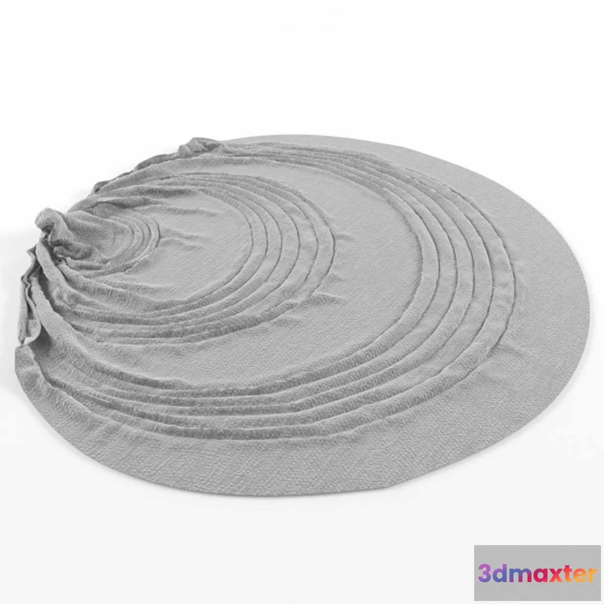 1273316 - carpet round with circles 3D Max