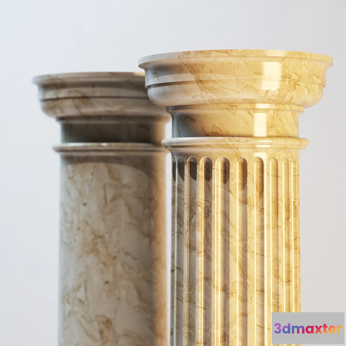 1273790 - Tuscan columns 3D Max