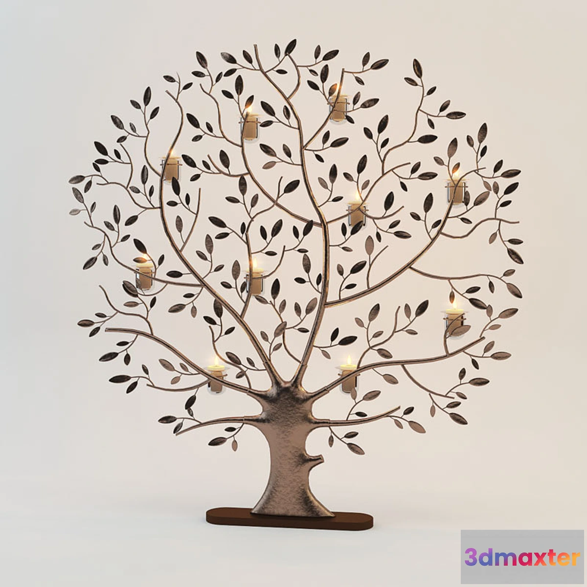 1273858 - arbre de lumiere rond 3D Max