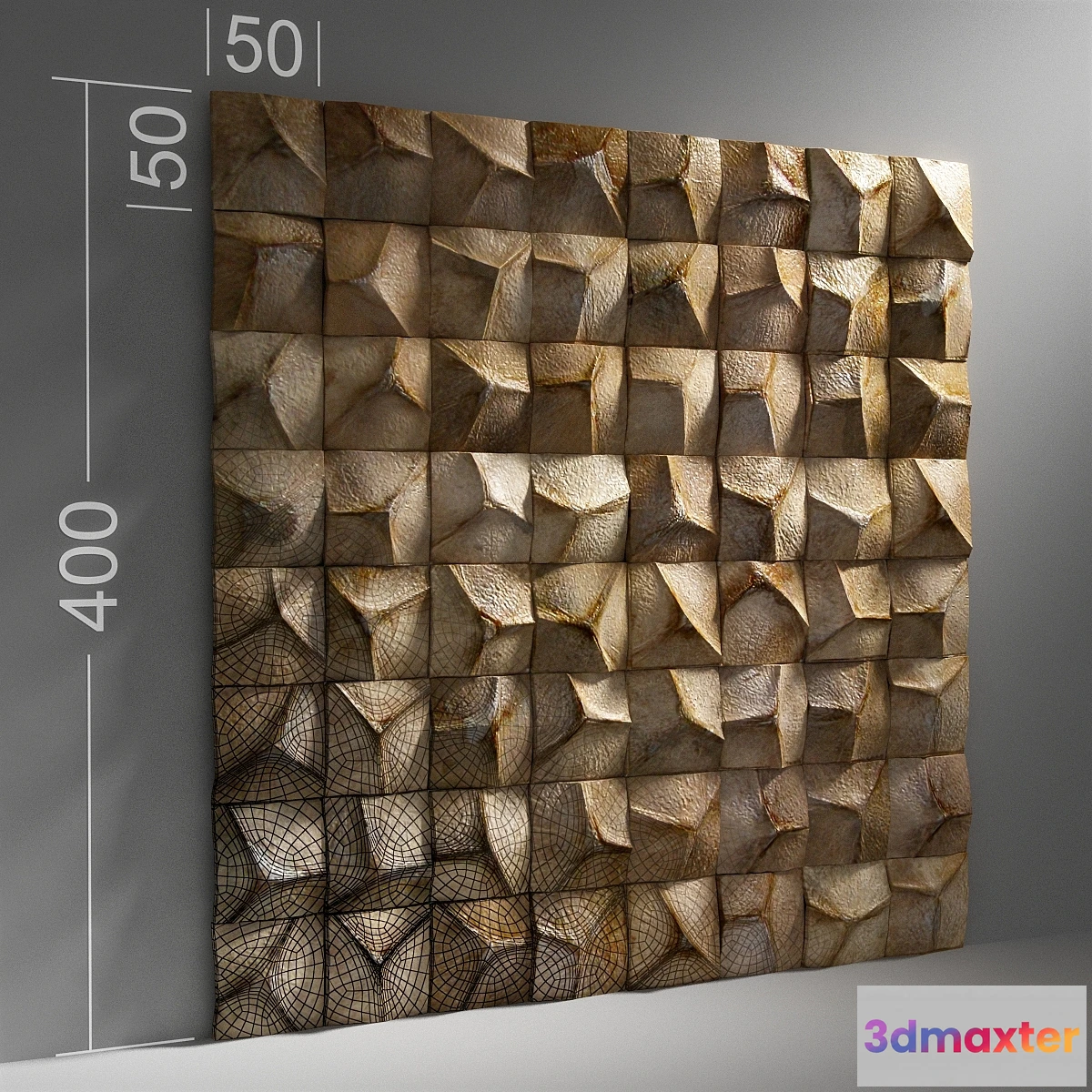 1274130 - Coconut mosaic 3D Max