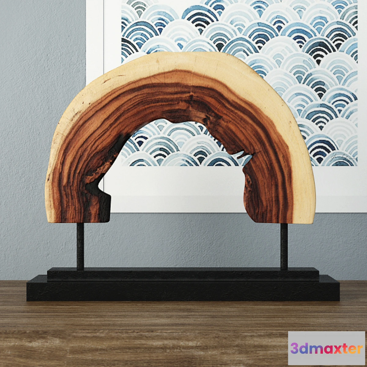 1275096 - Wooden Decoration on Stand 3D Max