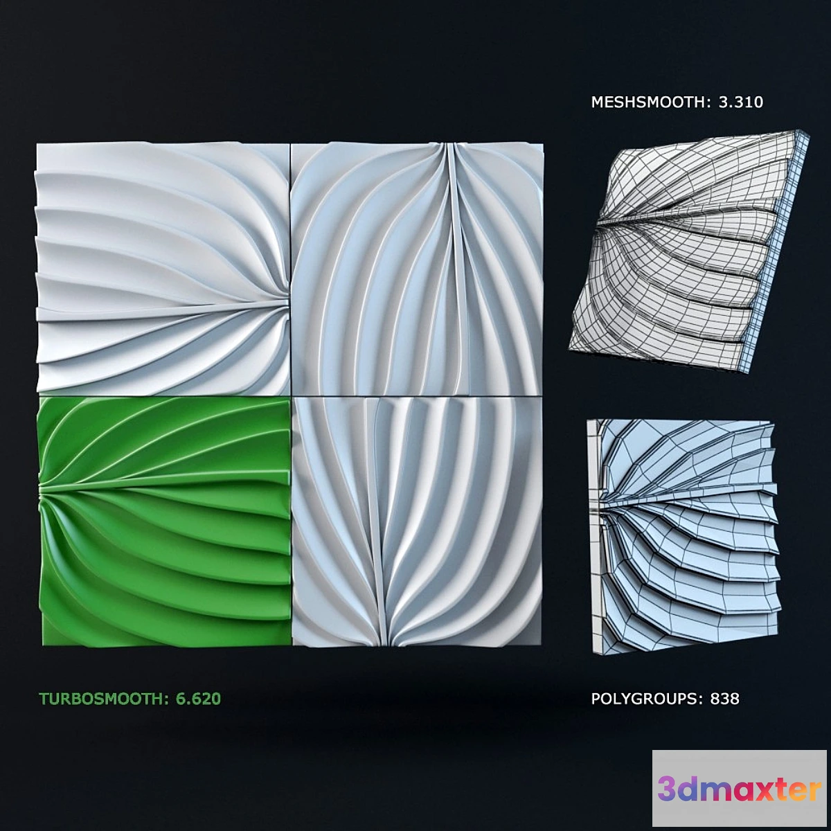 1277612 - 3d panel - No.5 3D Max