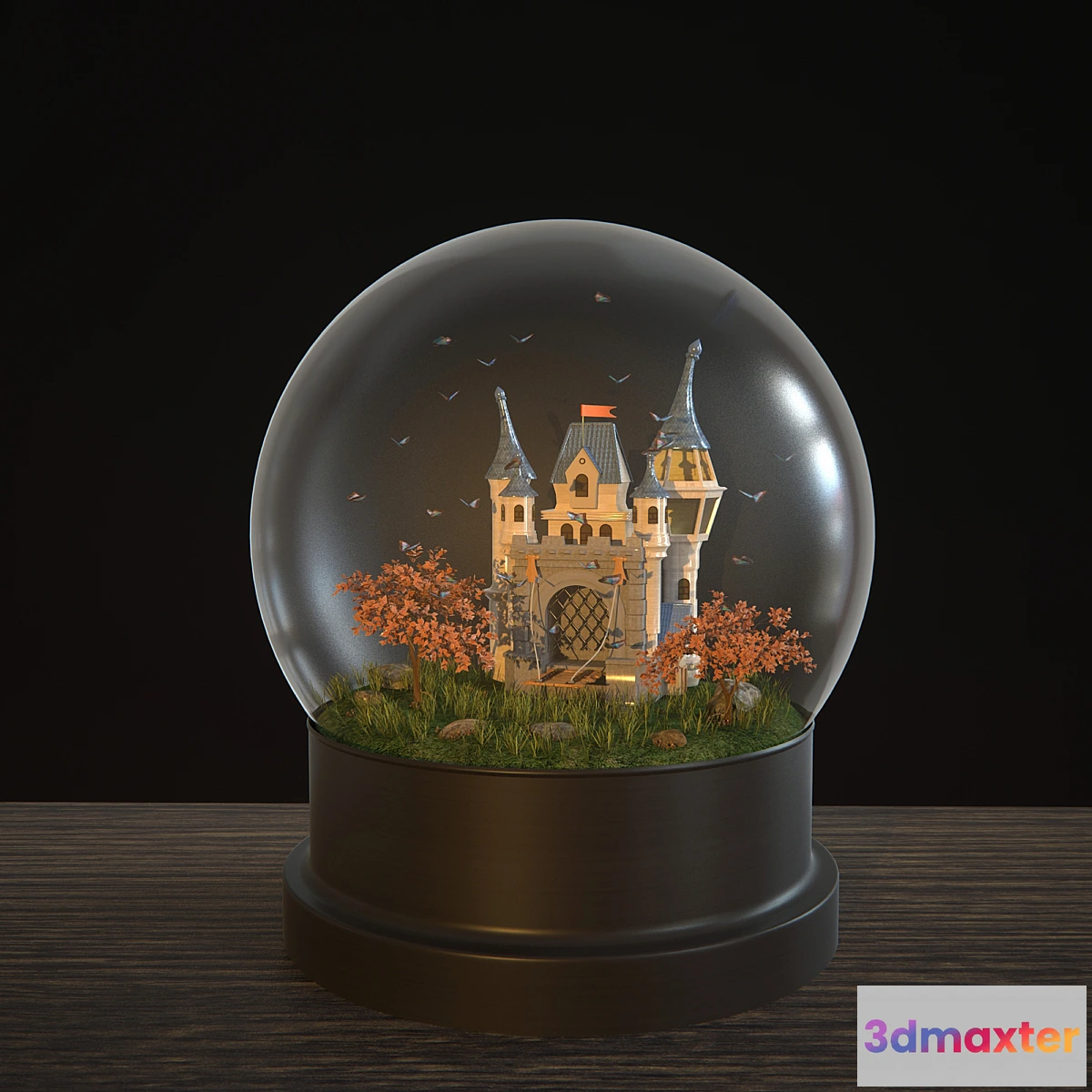 1278032 - Bowl with lock 3D Max