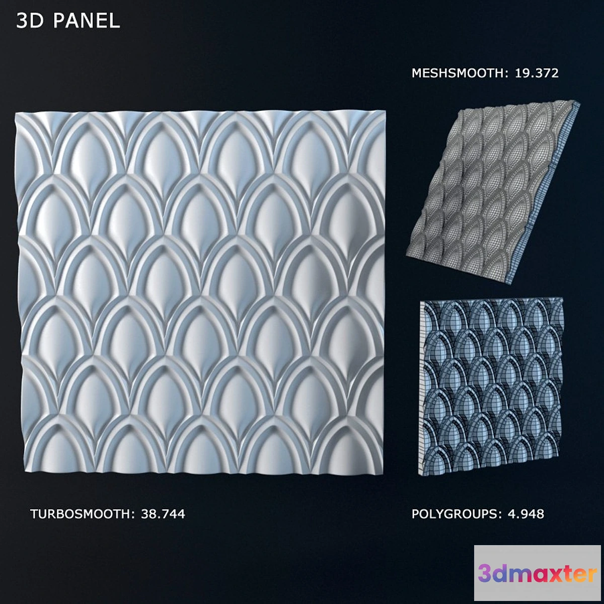 1279064 - 3d panel “Scales” 3D Max