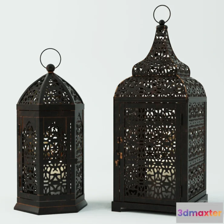 1279434 - Moroccan Lanterns 3D Max