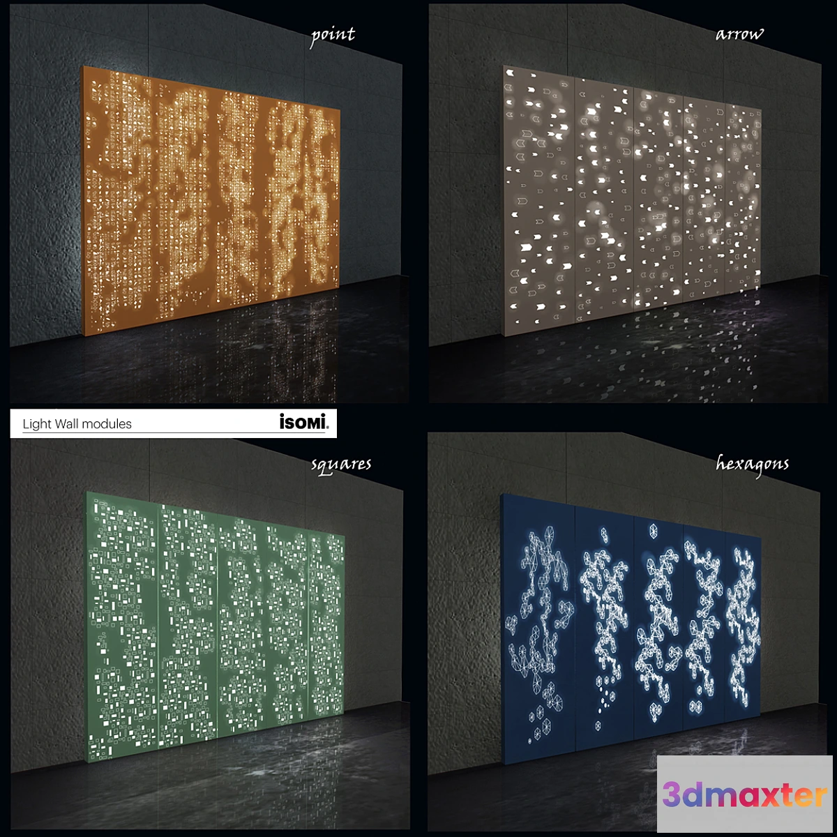 1279944 - Light Wall Modules - ISOMI 3D Max