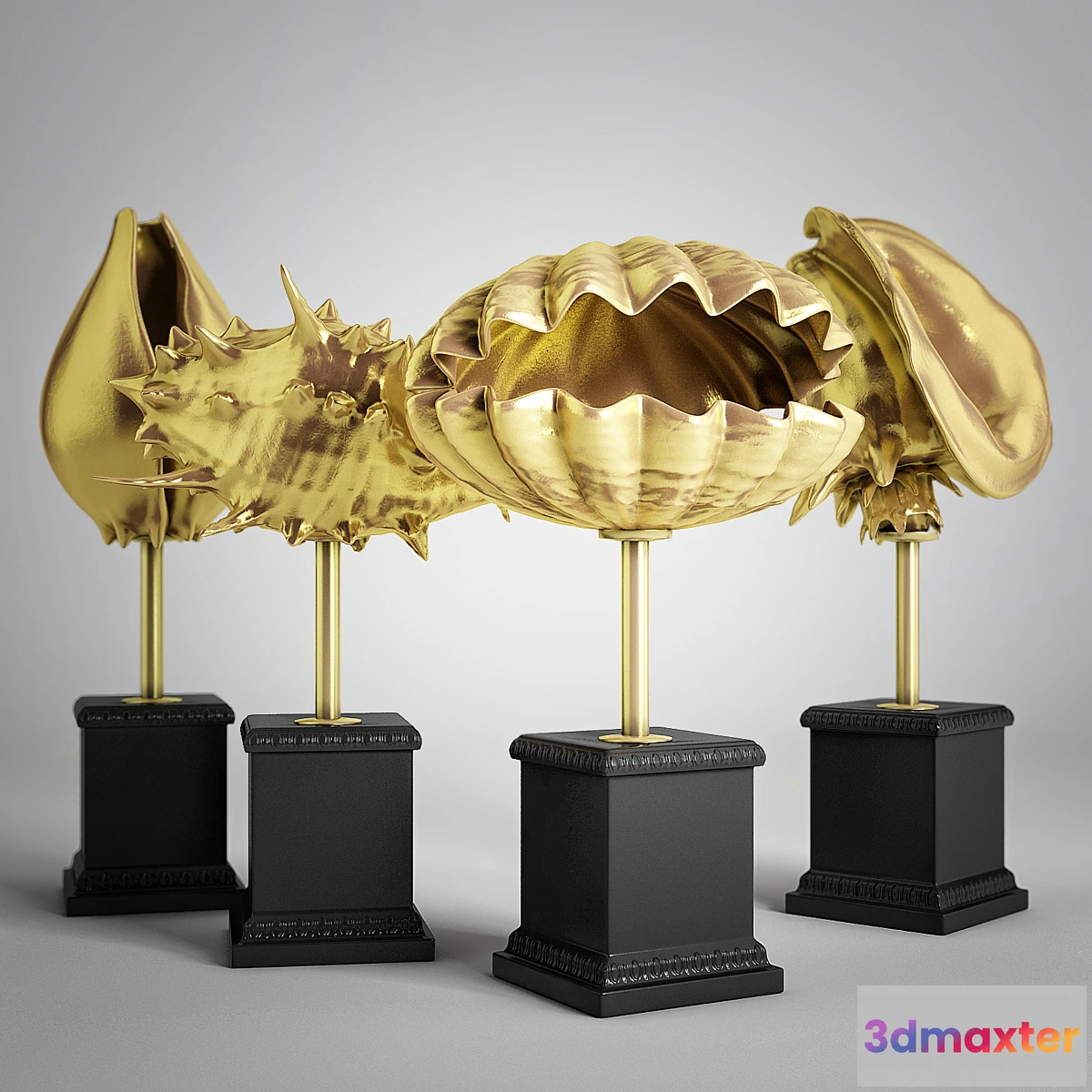 1280824 - sea ​​gold set 3D Max