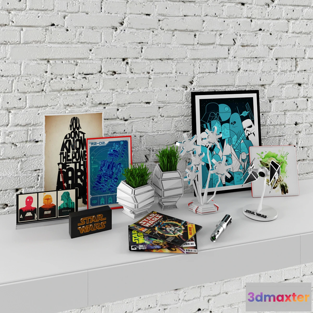 1281316 - STAR WARS DEKOR 3D Max