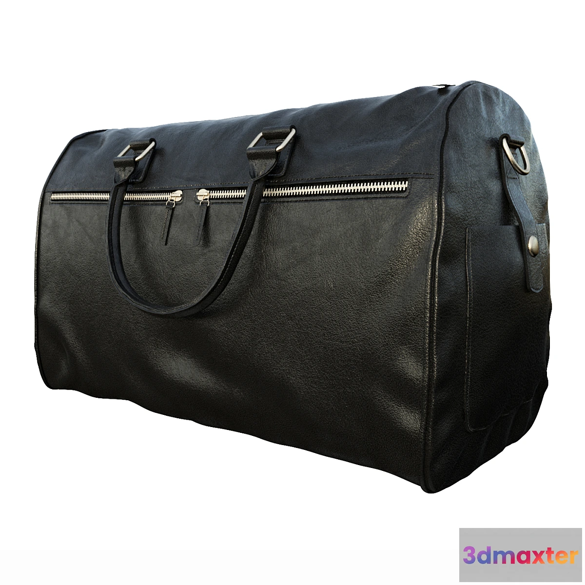 1281372 - Travel bag Lanfort black 3D Max