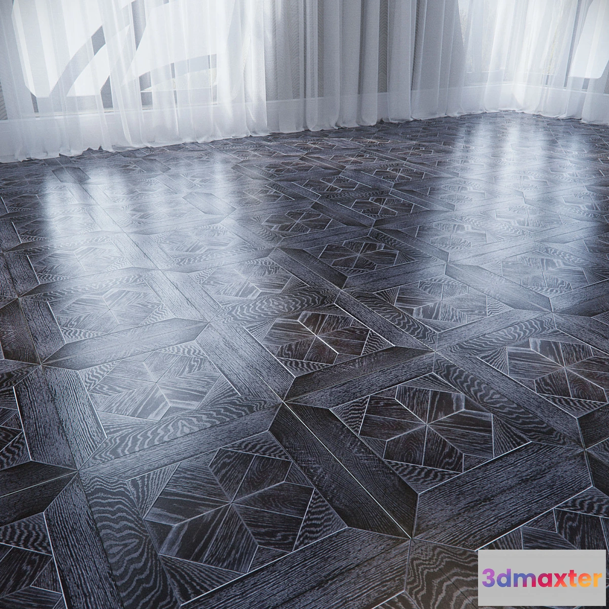 1281534 - Modular massive oak parquet Romanovsky Sofia 3D Max