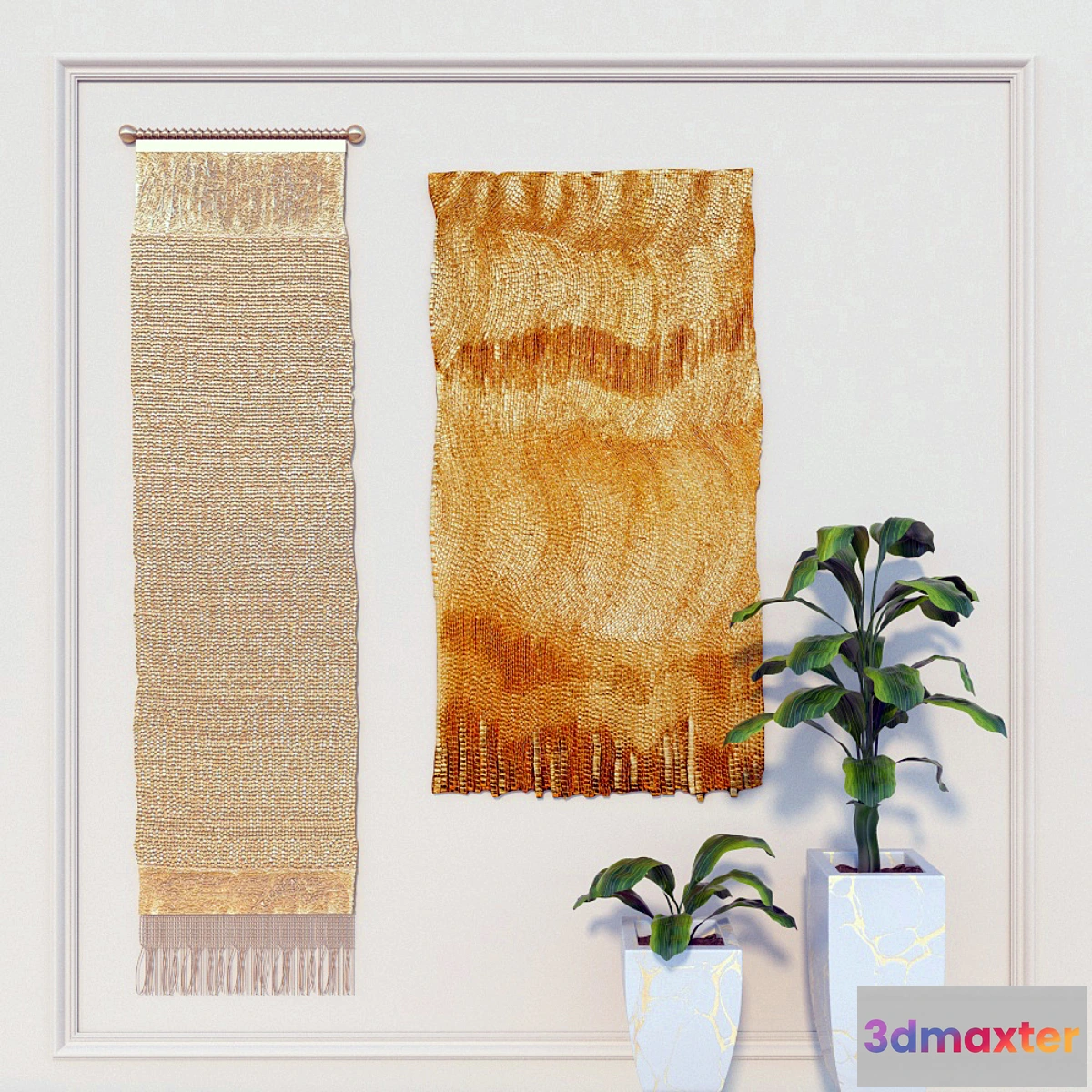 1281862 - Decorative set 2.Olga de Amaral - No.2 3D Max