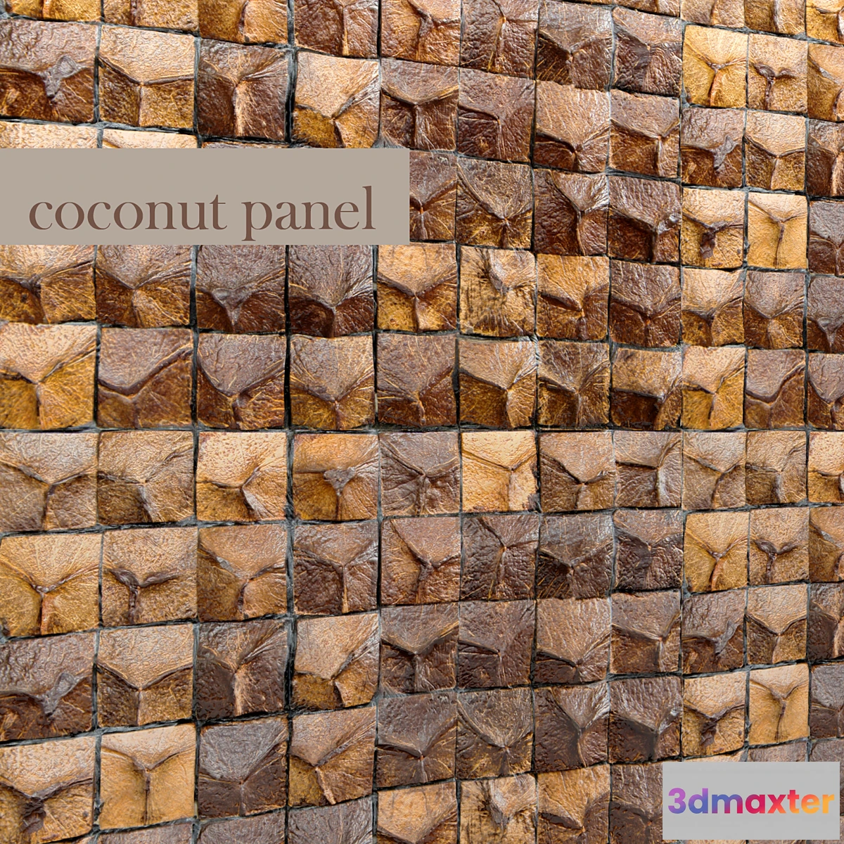 1281896 - Coconut tiles - No.2 3D Max