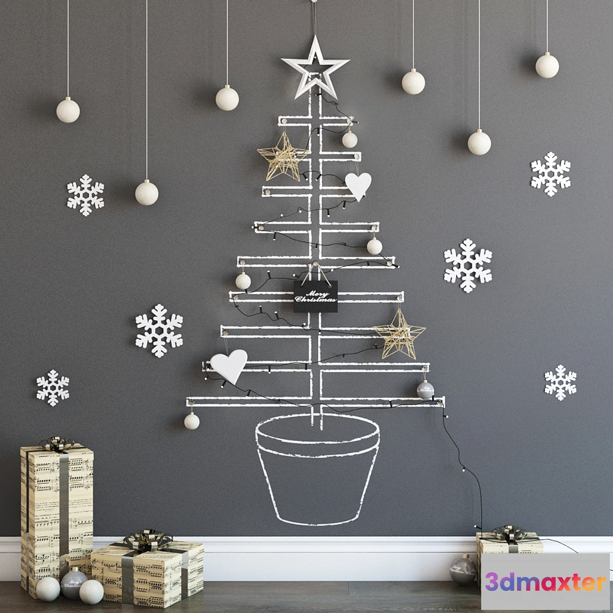 1282278 - New year set 02 - No.2 3D Max