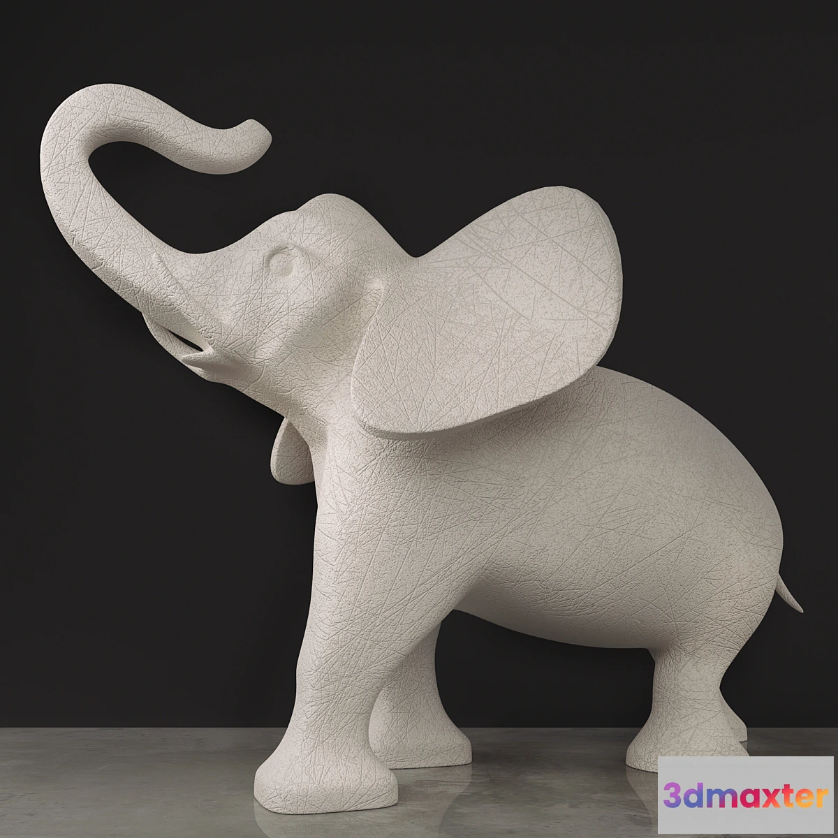1284680 - Elephant statue 3D Max