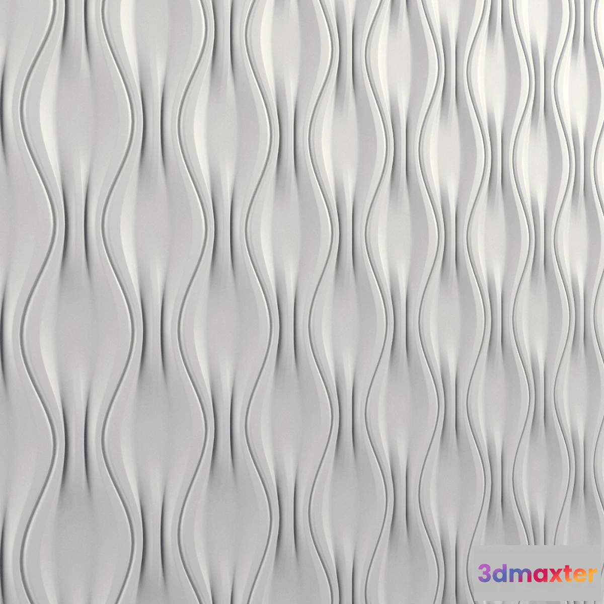 1284892 - Decorative panel The Surface Of Art 3D Max