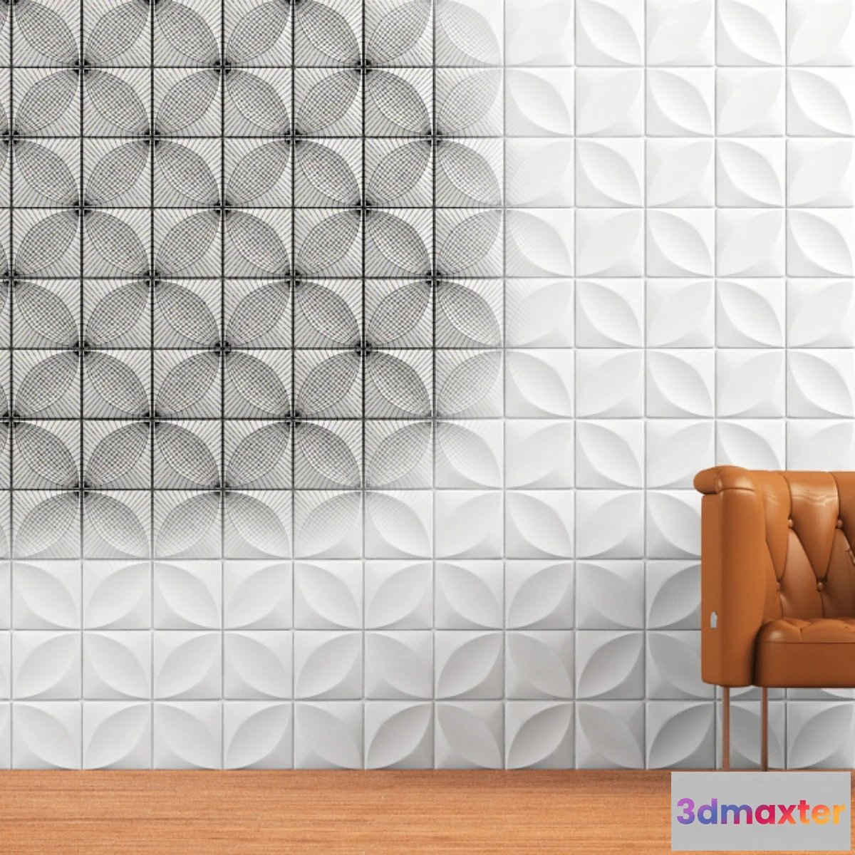 1285436 - 3d wall panel - No.3 3D Max