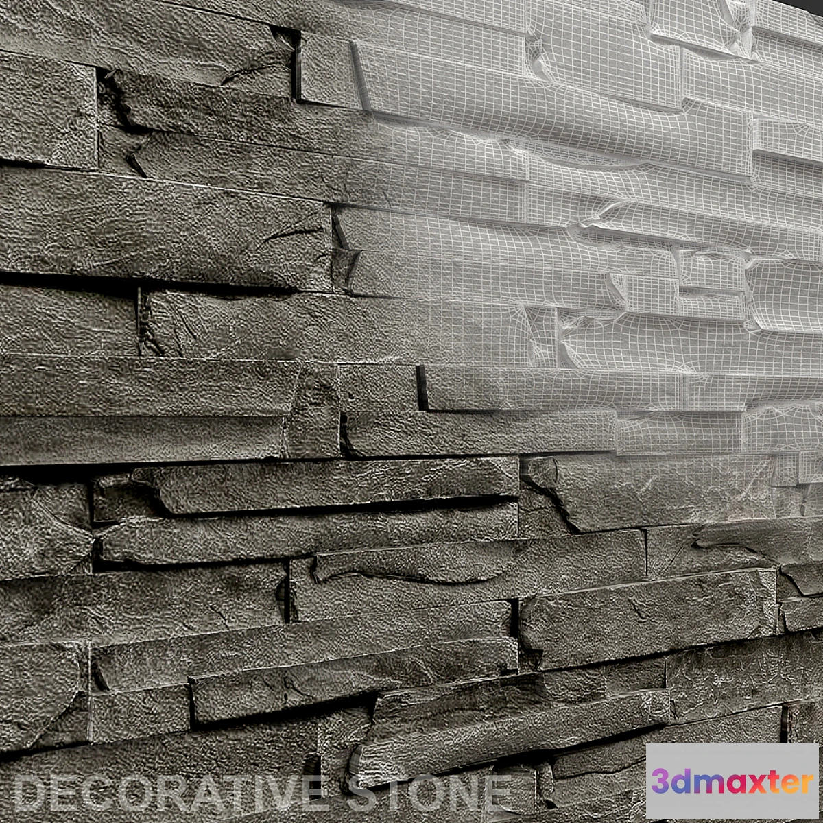 1285680 - Grey stone 3D Max