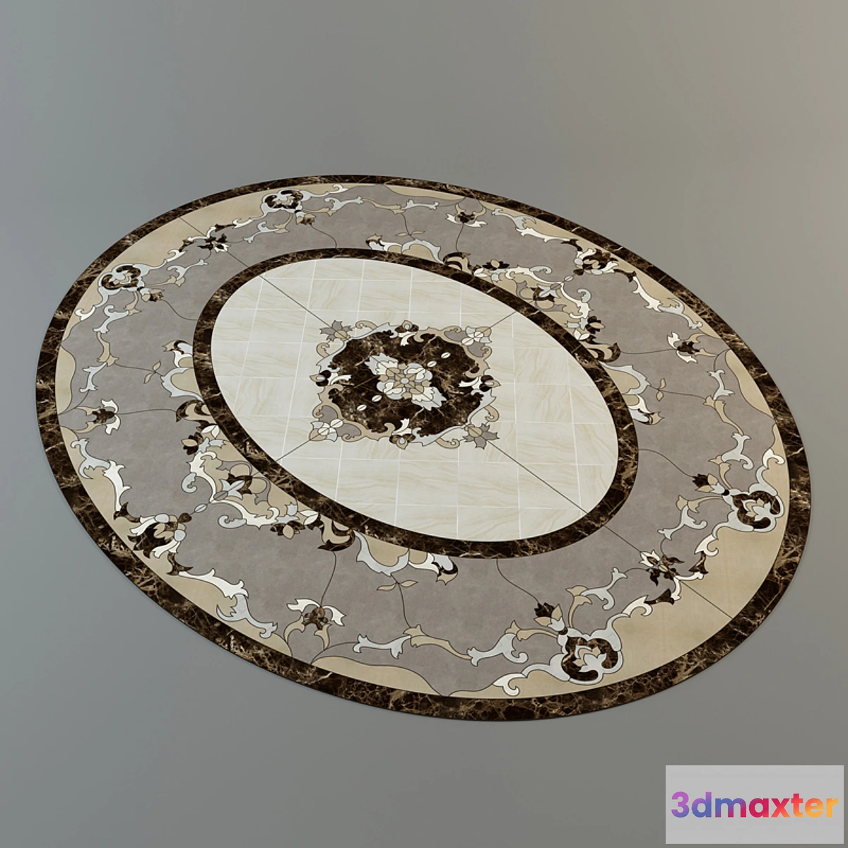 1285972 - Individual panels floor 3D Max