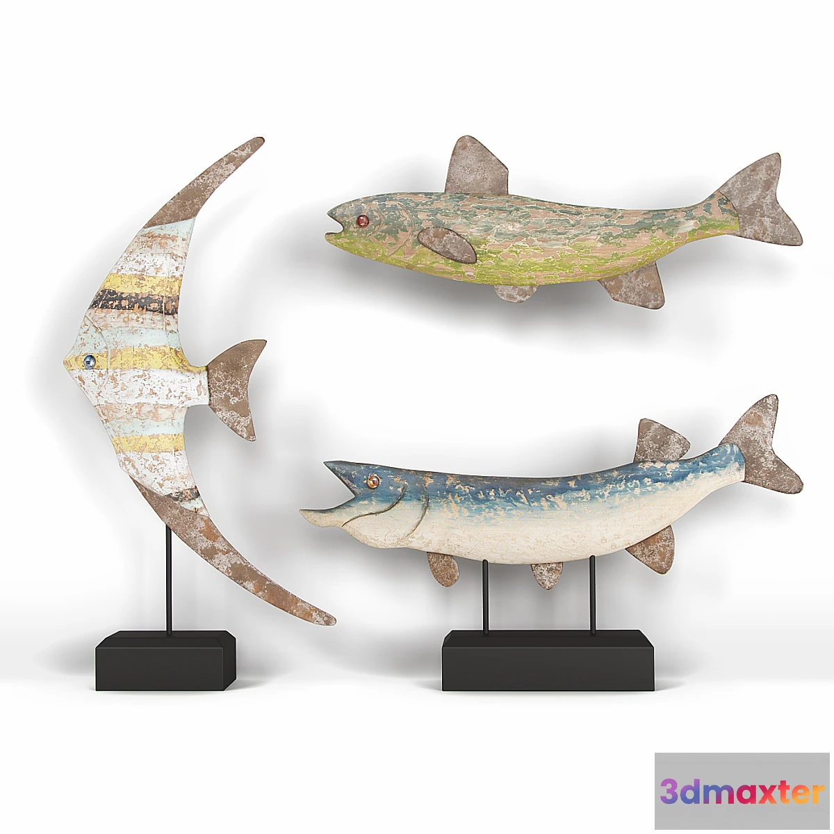 1285998 - Decor 3 fish 3D Max