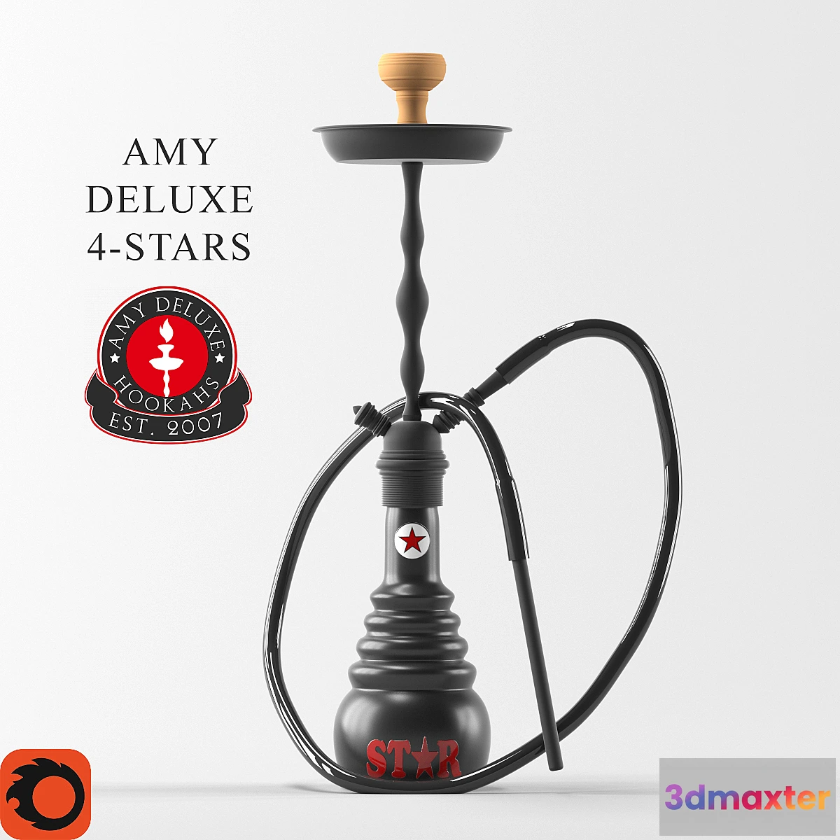 1286428 - Hookah Amy Deluxe 4-star 3D Max