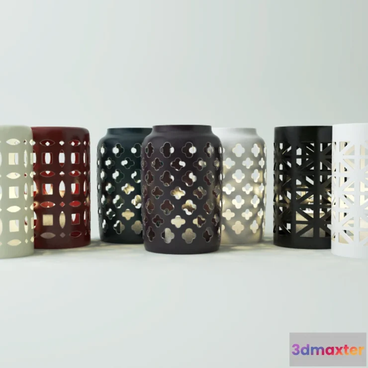 1288324 - Ceramic Lanterns 3D Max