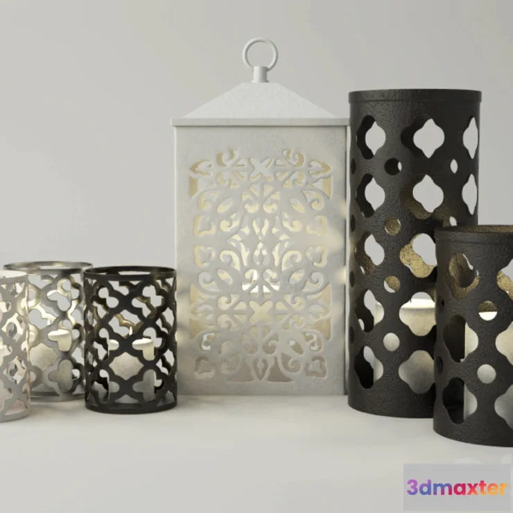 1288328 - Cutout Candleholders 3D Max
