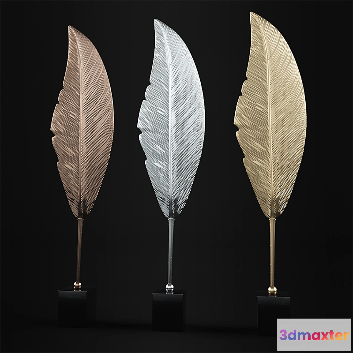 1289544 - Paradise Leaf Sculpture 3D Max