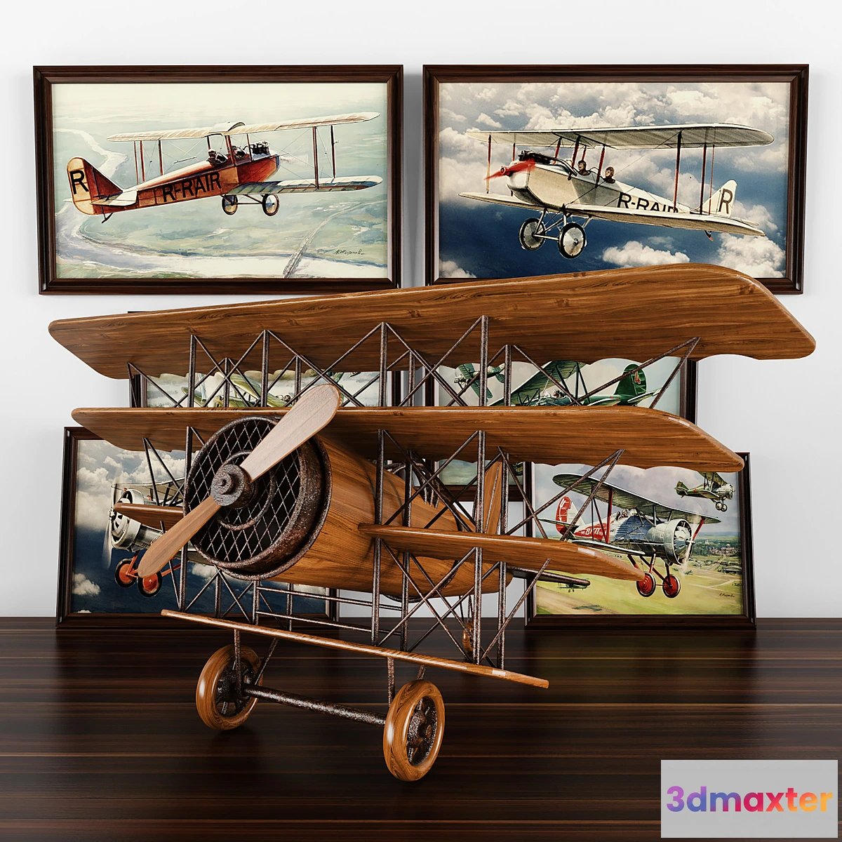 1289650 - Figurine Airplane 3D Max