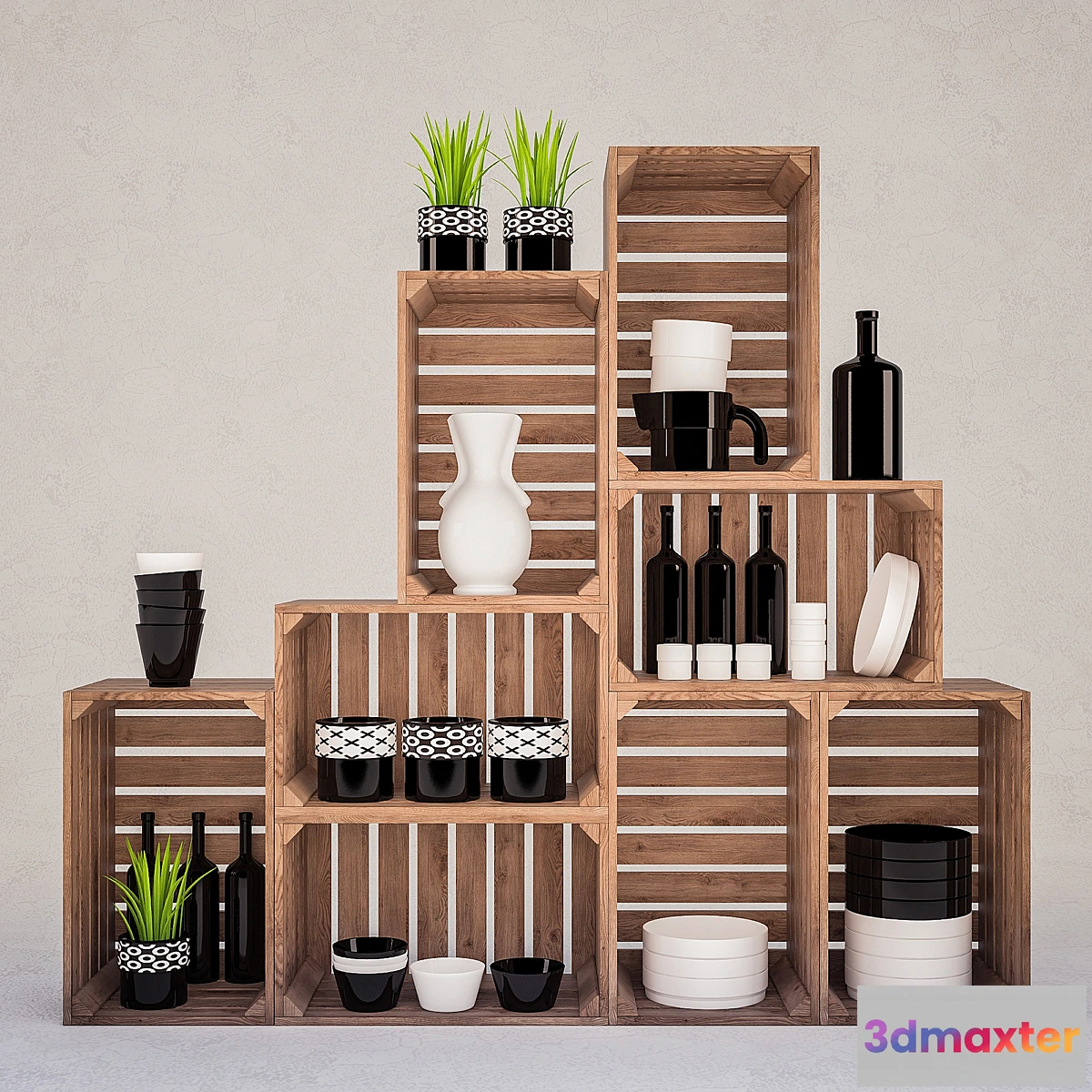 1289706 - Decorative set with utensils 3D Max