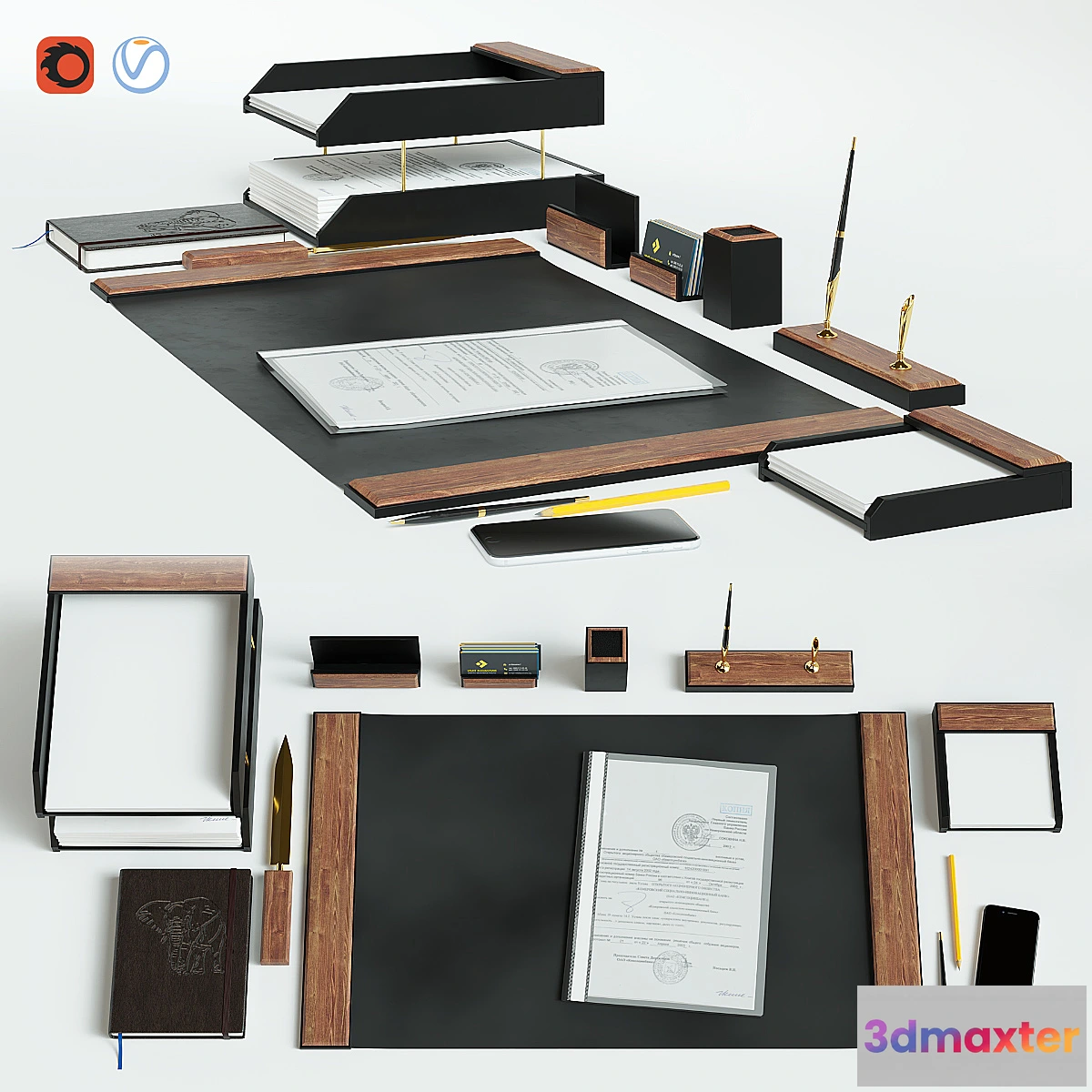 1290070 - Table set for a manager - No.2 3D Max