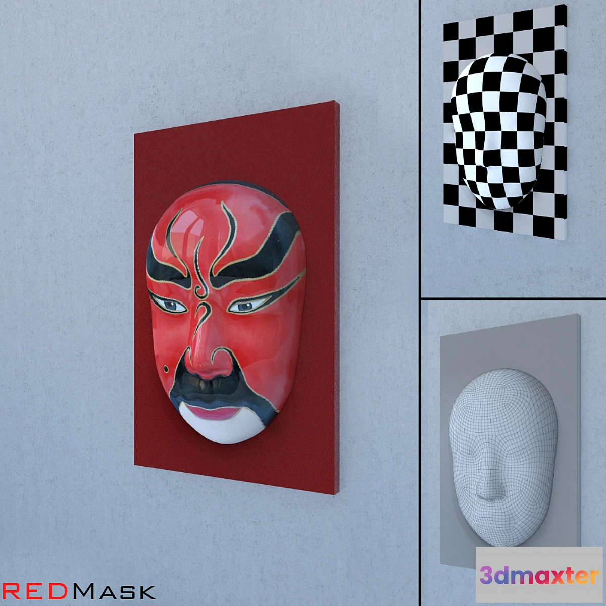 1290897 - Chinese Mask 3D Max