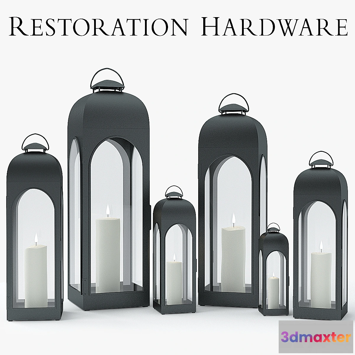 1291271 - Restoration Hardware - Duomo Lantern 3D Max