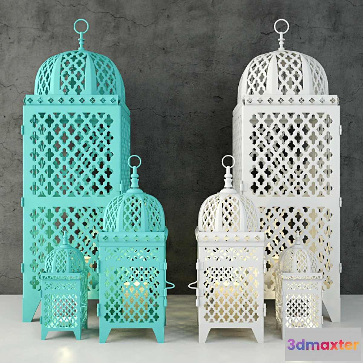 1291535 - Mimosa Lanterns 3D Max