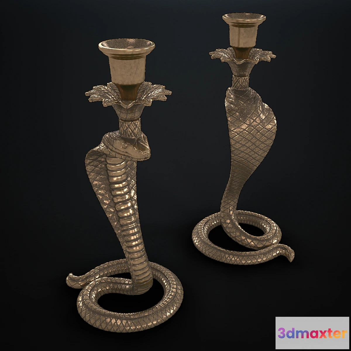1291905 - Candlestick cobra 3D Max