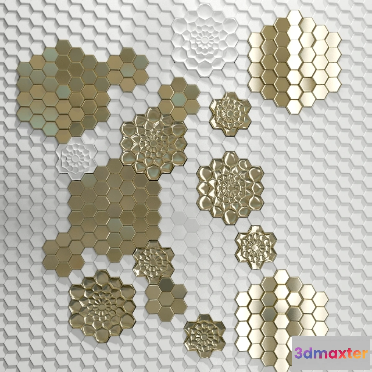 1292397 - 3d modular panel 3D Max