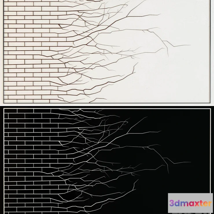 1292589 - Pano decorative wall 3D Max