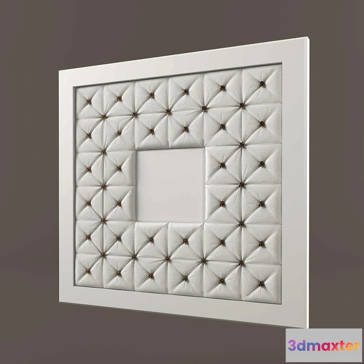 1292623 - Capito decorative panel with roses 3D Max