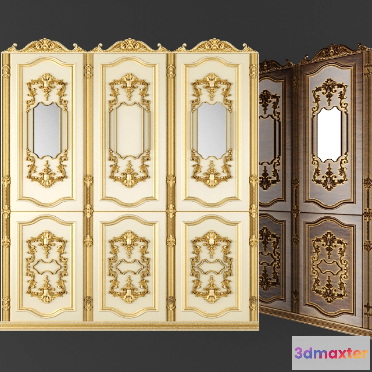 1292760 - Panels for walls. 3D Max