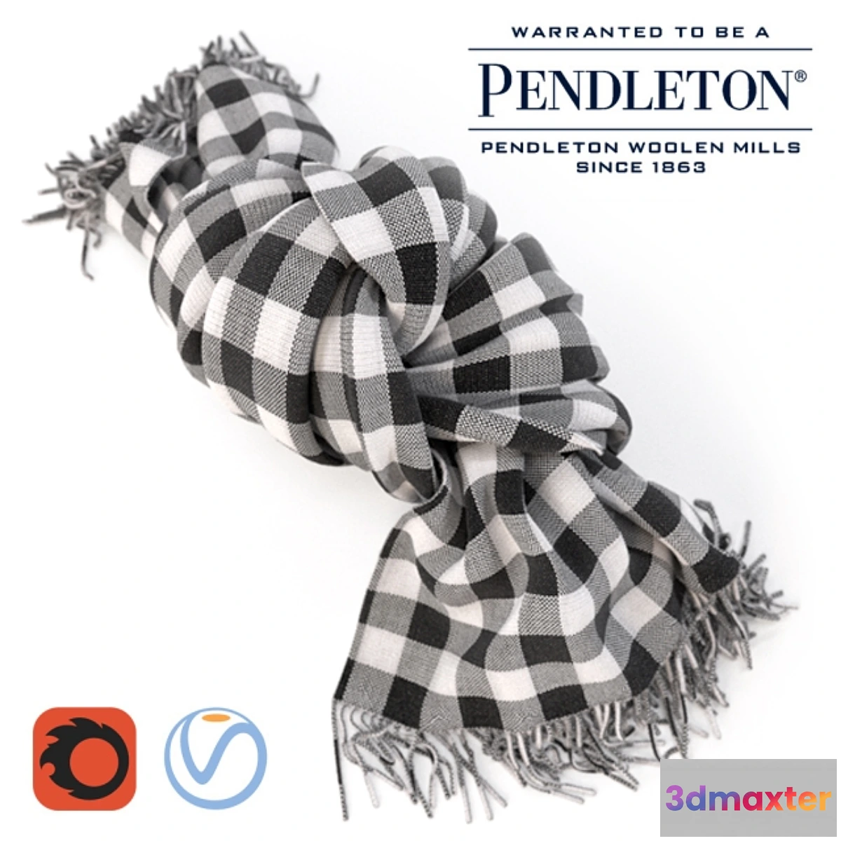 1293673 - PENDLETON blanket _ for Corona Renderer and Vray 3D Max