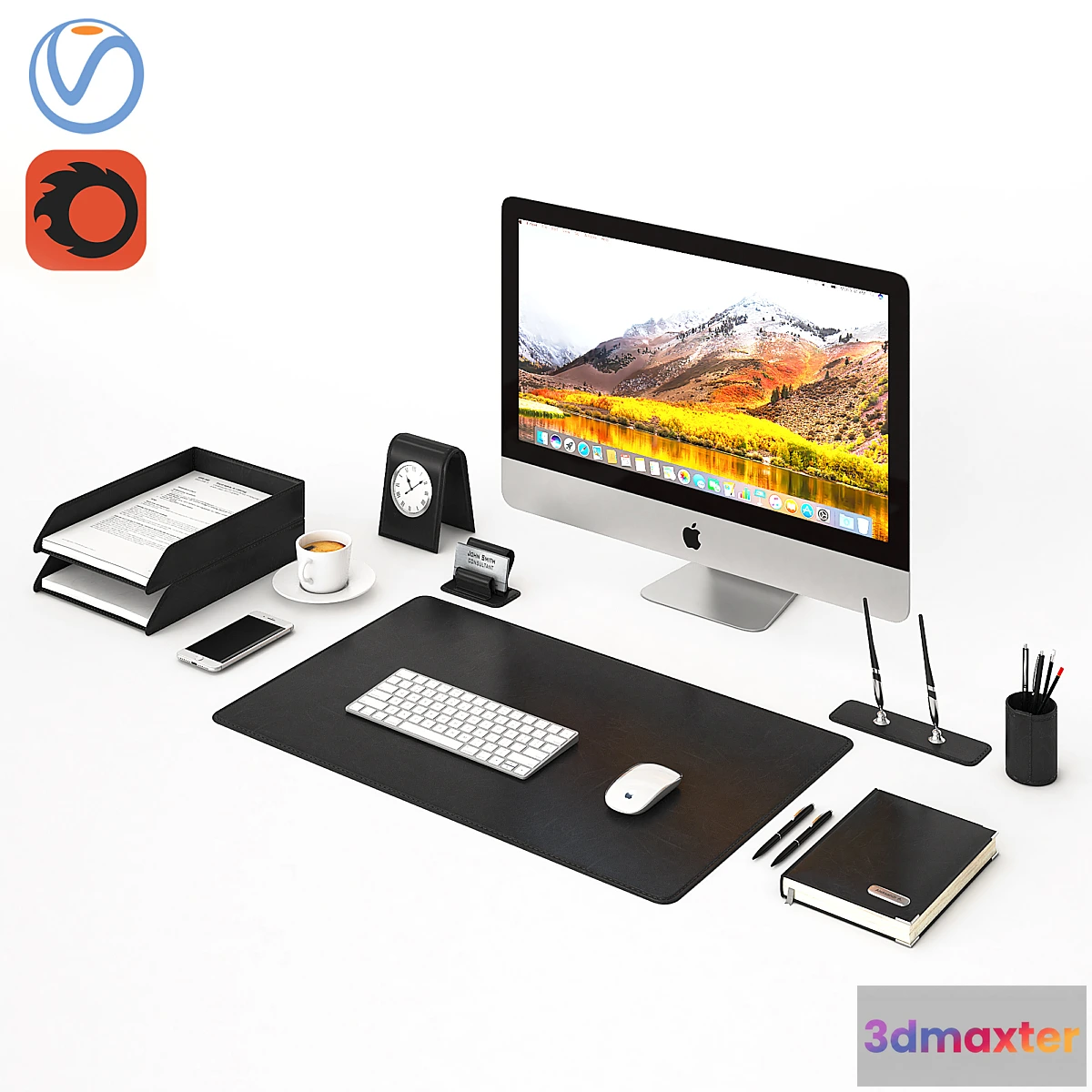 1293920 - Classic Workplace IMac 3D Max