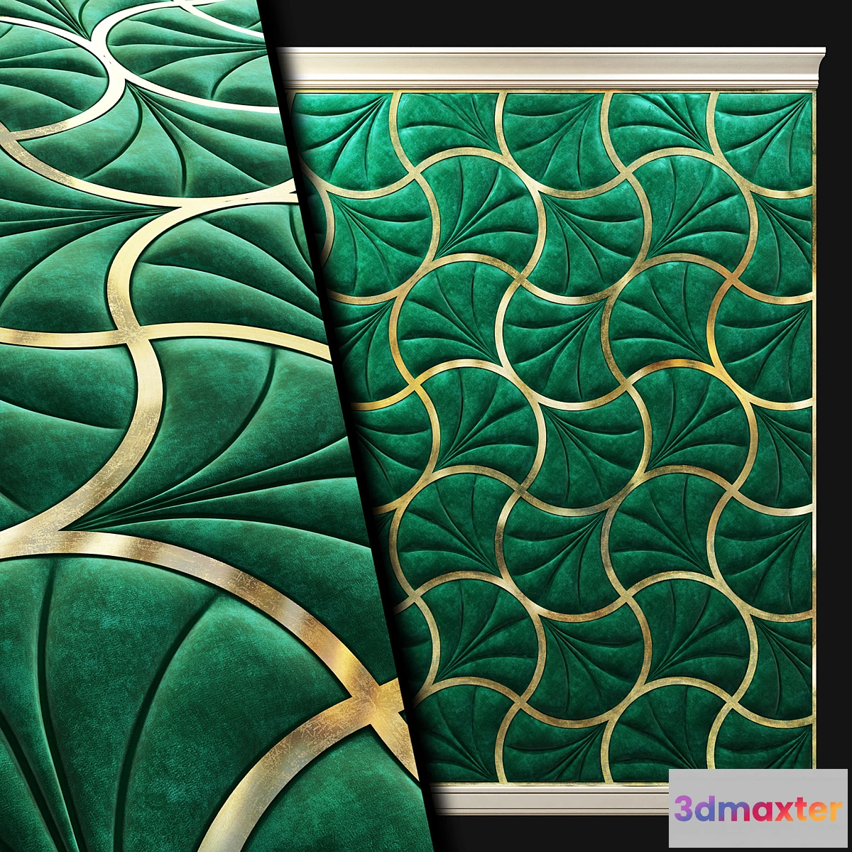1294943 - The soft decorative panel for walls. - No.2 3D Max