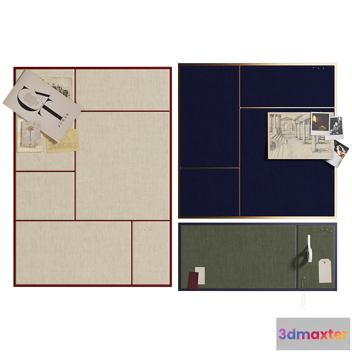 1295674 - Nouveau Pin Board - No.2 3D Max