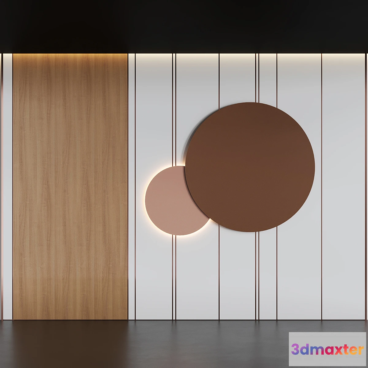 1298879 - Decotarive Wall panel 001 3D Max