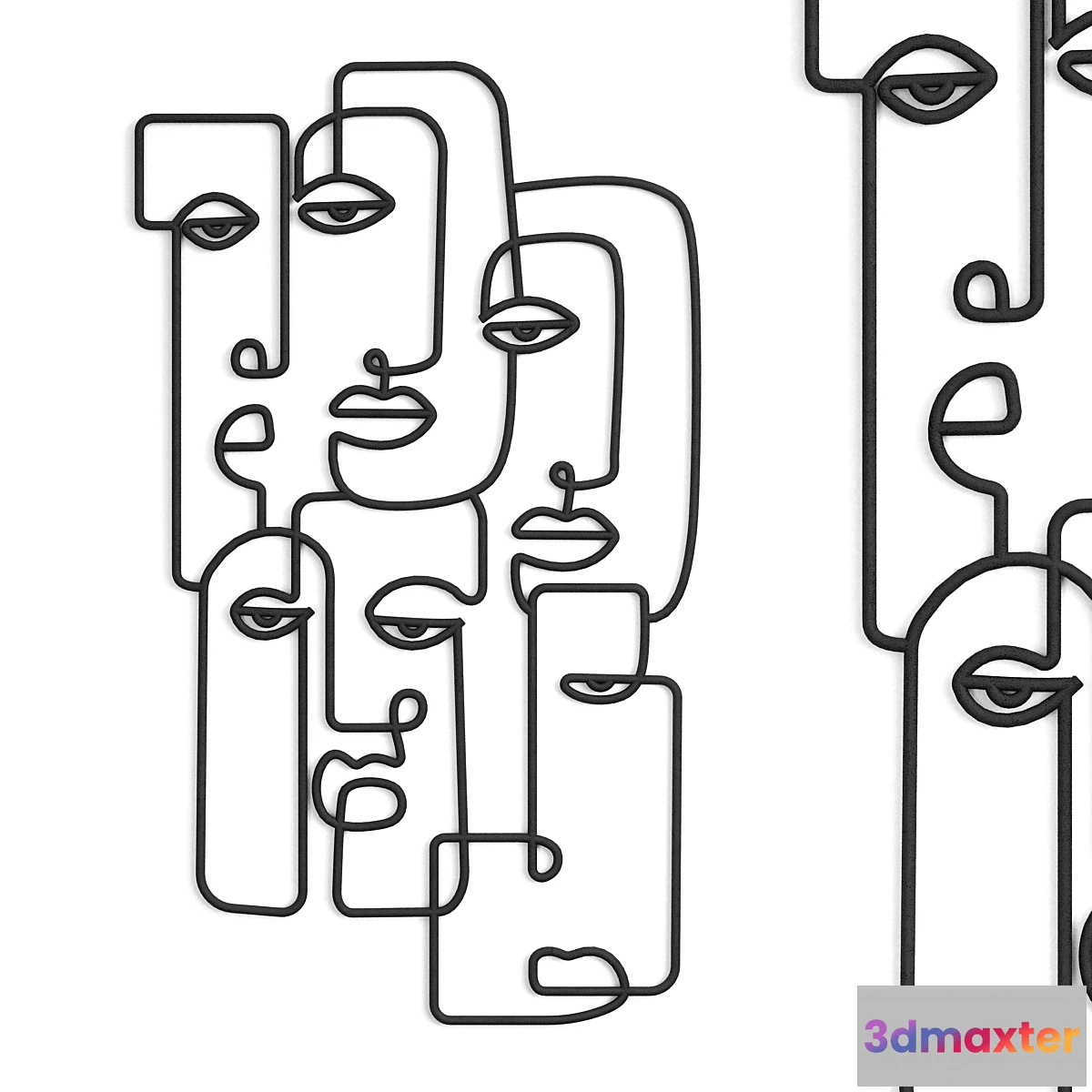 1299726 - Abstract Wall Decor 030 3D Max