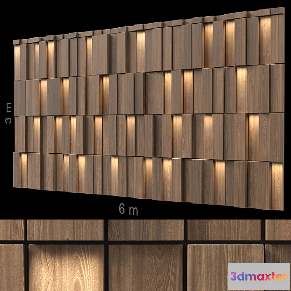 1299993 - Decorative wall 245. 3D Max