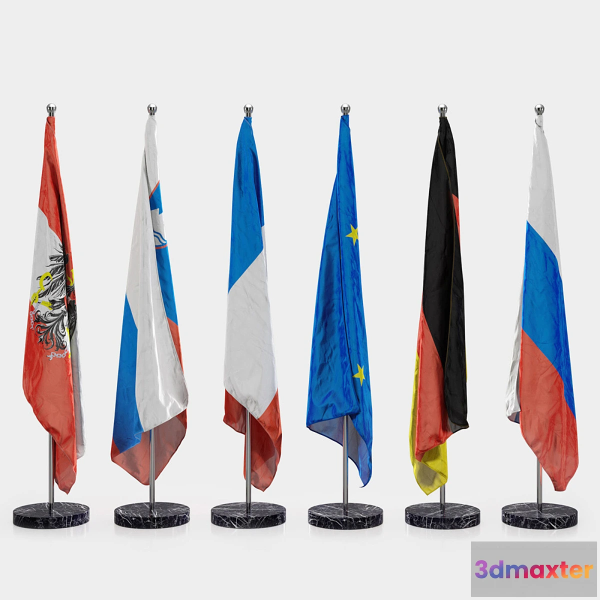 1300072 - Floor flags - No.2 3D Max