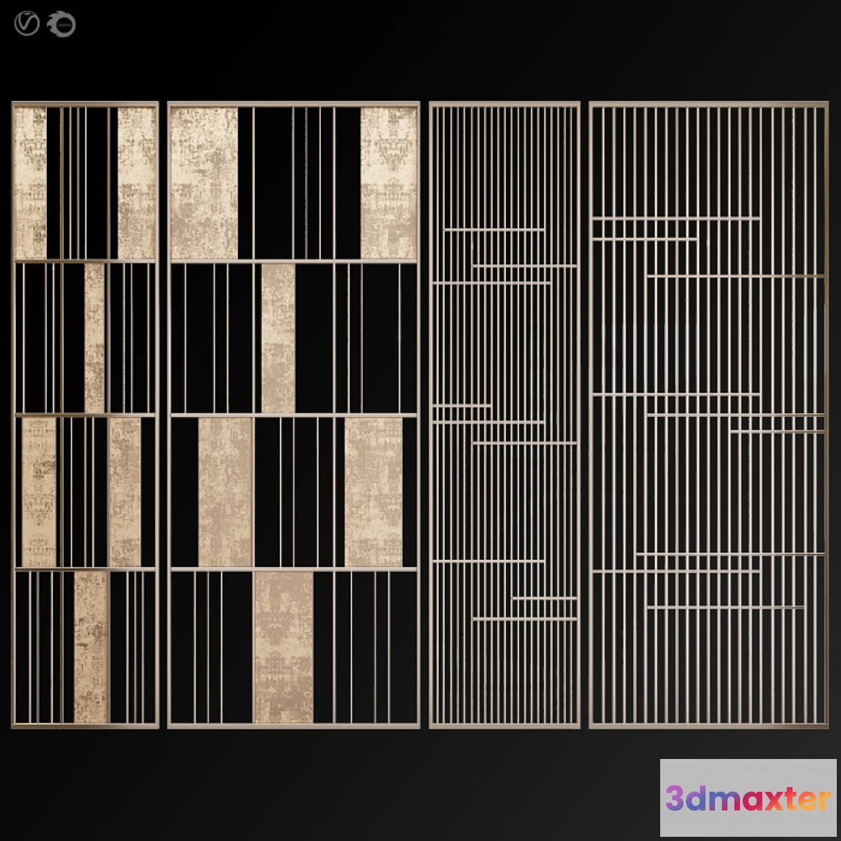 1300736 - Decorative partition # 12 3D Max
