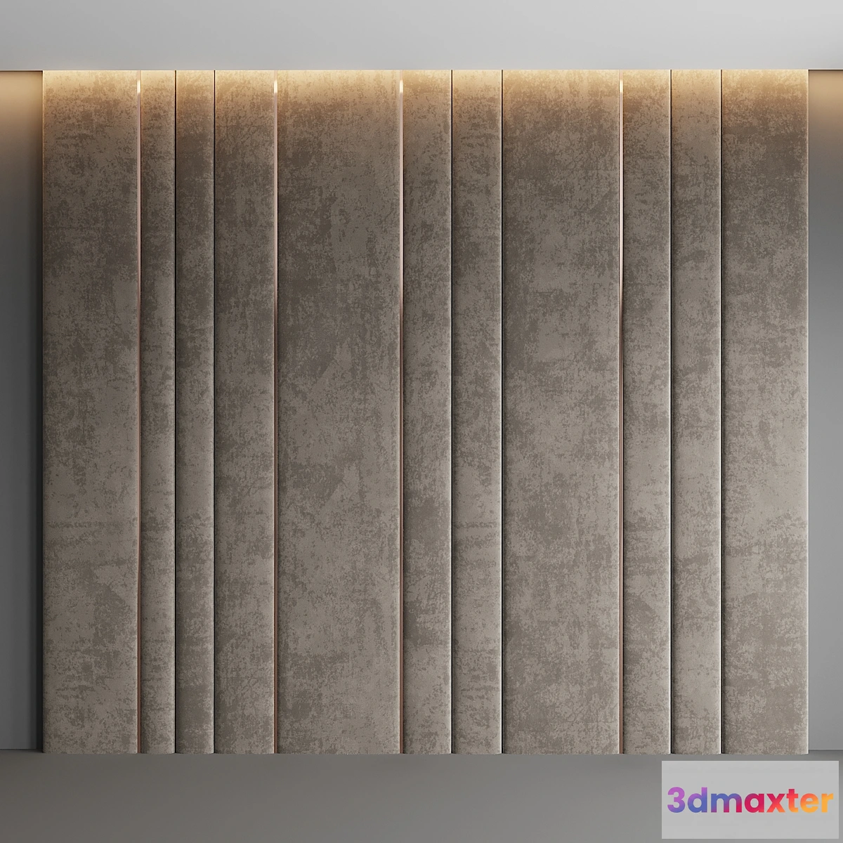 1302042 - Dirty Beige Velvet Panel - No.2 3D Max